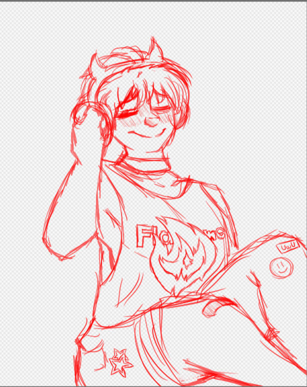 Rin Okumura (Fan Art Sketch)